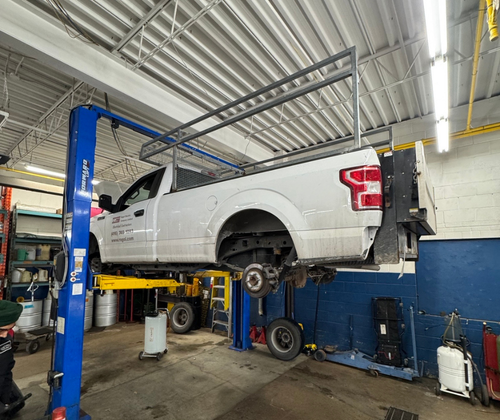 Pickup Truck at R&S Auto for Fleet Service